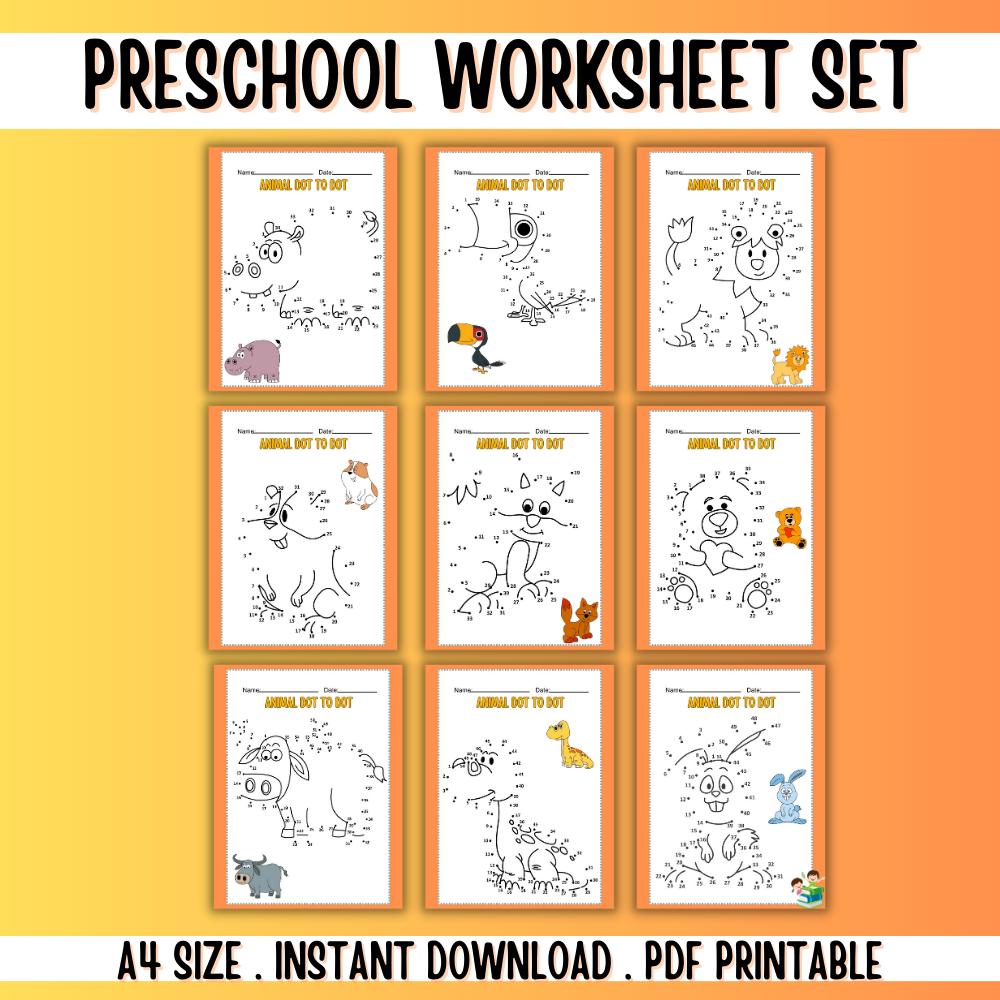 Preschool Worksheet Set